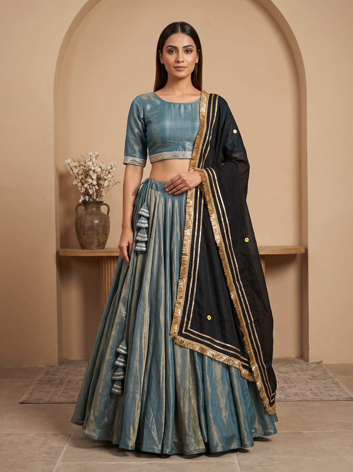 SIAH BLUE CHANIYA