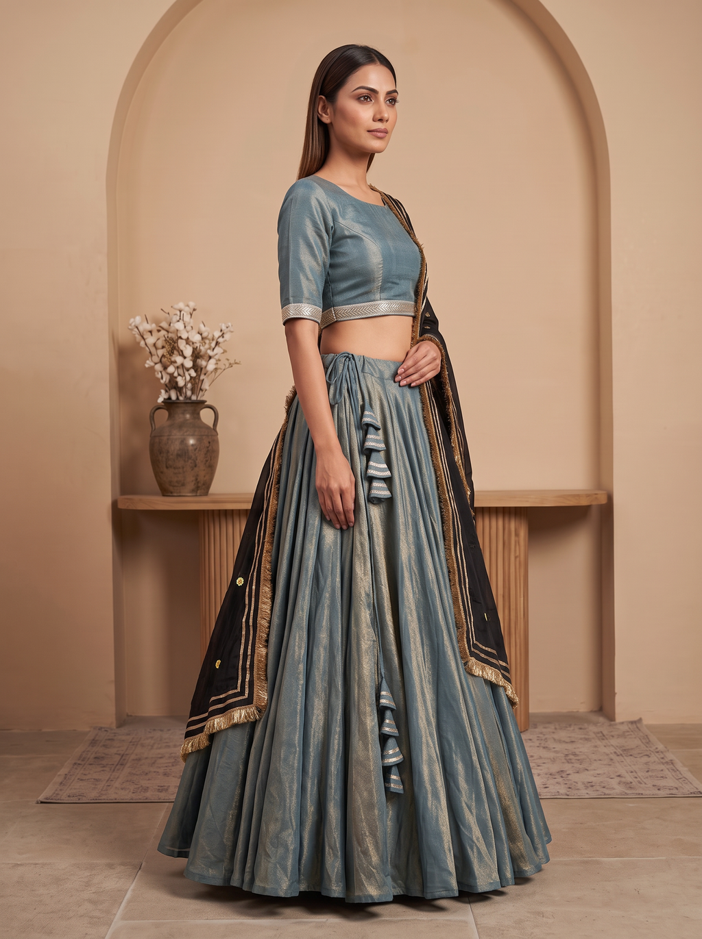SIAH BLUE CHANIYA