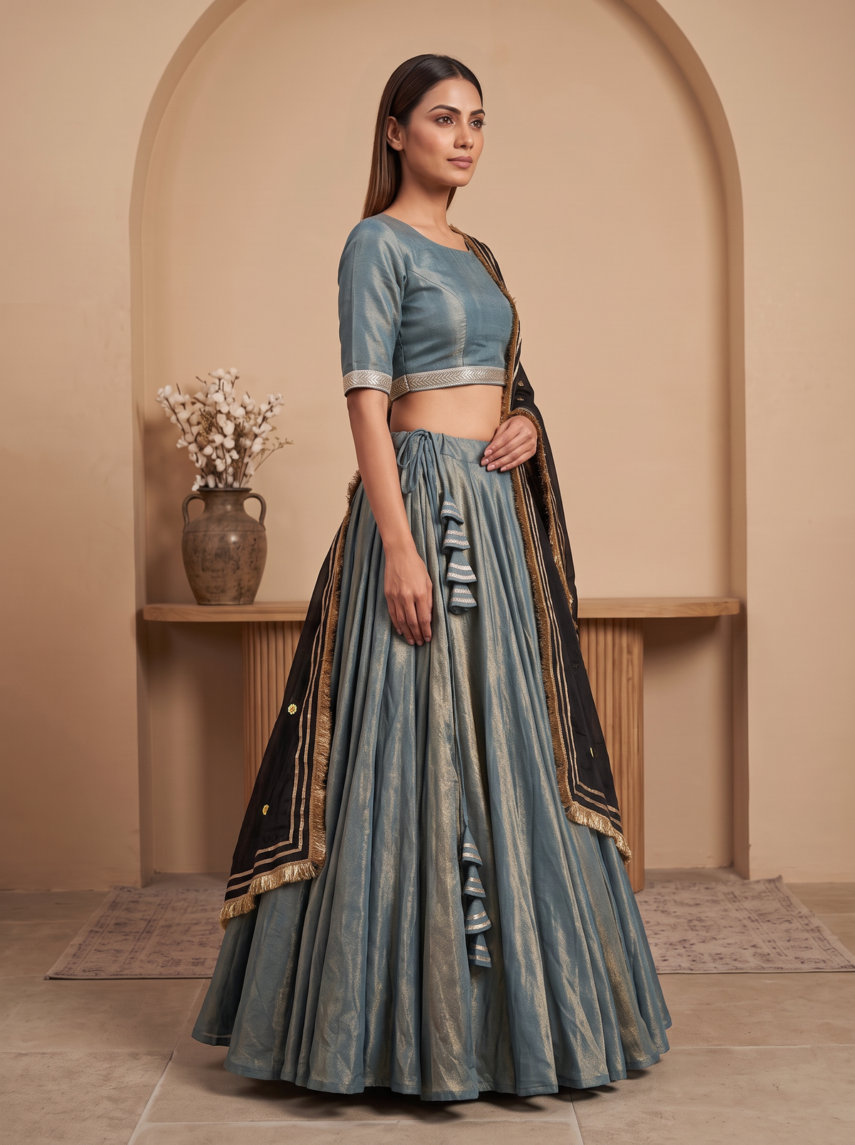 SIAH BLUE CHANIYA
