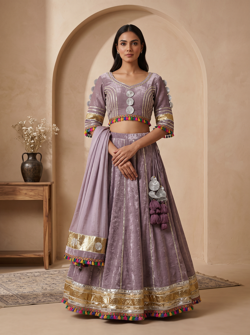 GULNAAZ LAVENDER CHANIYA