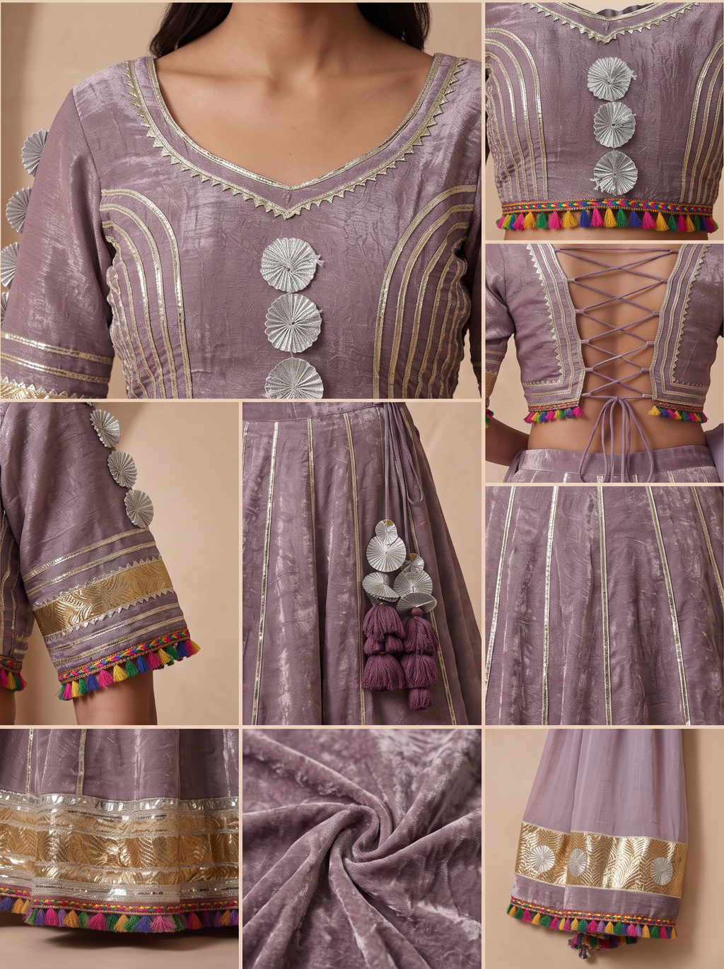 GULNAAZ LAVENDER CHANIYA